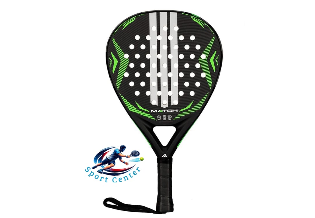 Raket padel Adidas Match Black/Lime 2026